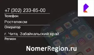 Кто звонил с 3022338500 - регион и оператор